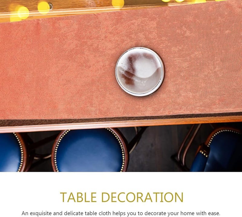Cotton Linen Table Runner with Tassels Decorative Dining Table Cover for Wedding Party - Image 5